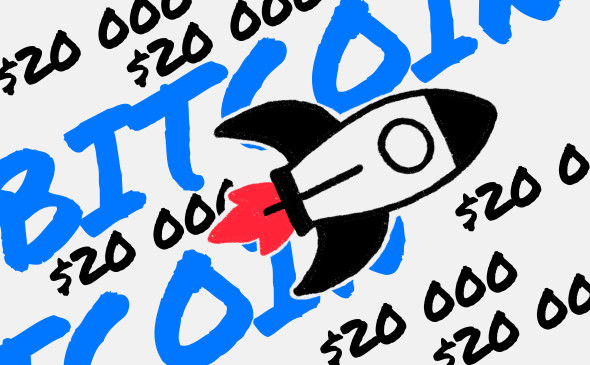 Стоимость биткоина поднялась выше 20 тысяч долларов. Стоимость биткоина поднялась выше 20 тысяч долларов.