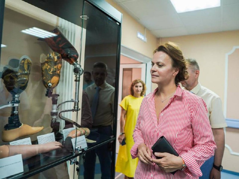 Анна Цивилёва и Людмила Болатаева посетили реабилитационный центр в Коломне