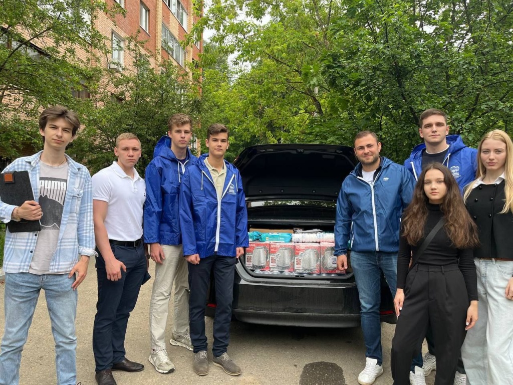 В Красногорске собрали гуманитарную помощь для военнослужащих