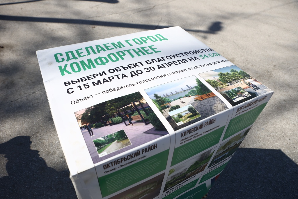 Новосибирцы голосуют за благоустройство парка имени Кирова