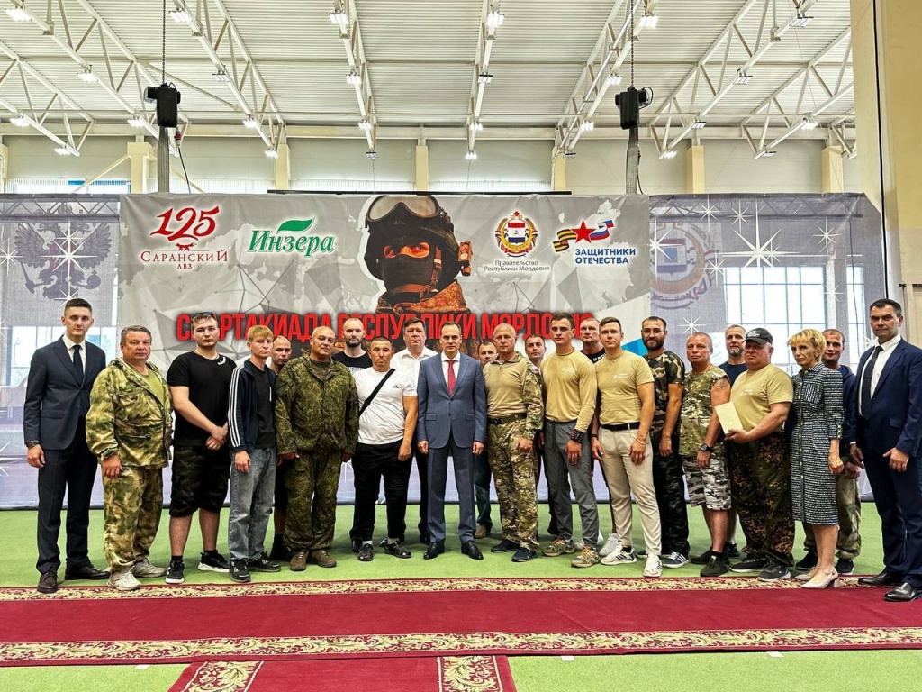 40 спортсменов приняло участие в первой спартакиаде Мордовии для ветеранов СВО