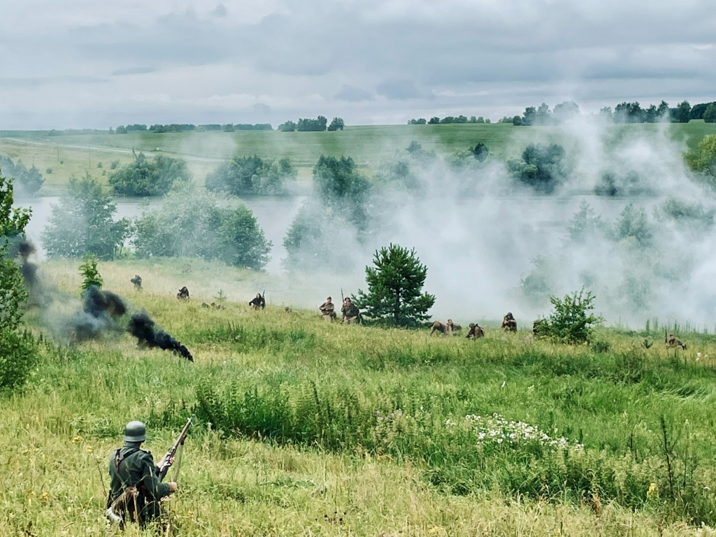 В Лямбирском районе Мордовии прошла реконструкция в честь 80-летия Победы