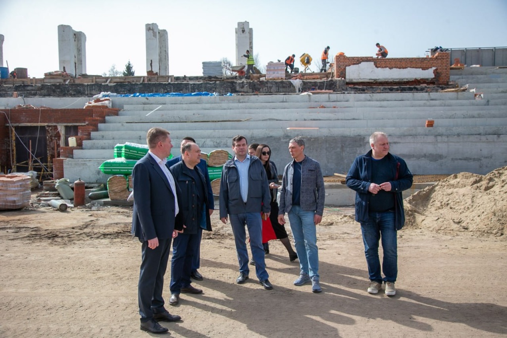 В Коломне реконструкцию стадиона «Авангард» закончат этой осенью