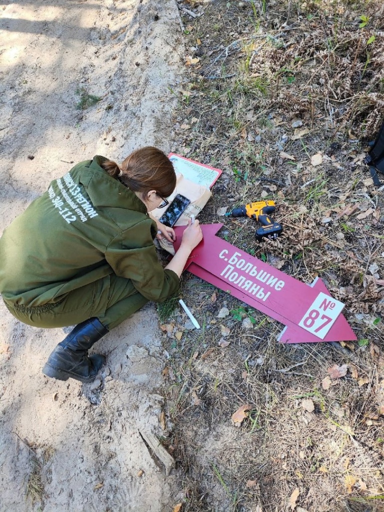 В Мордовии потерявшихся в лесу ищут по специальным стрелкам-указателям