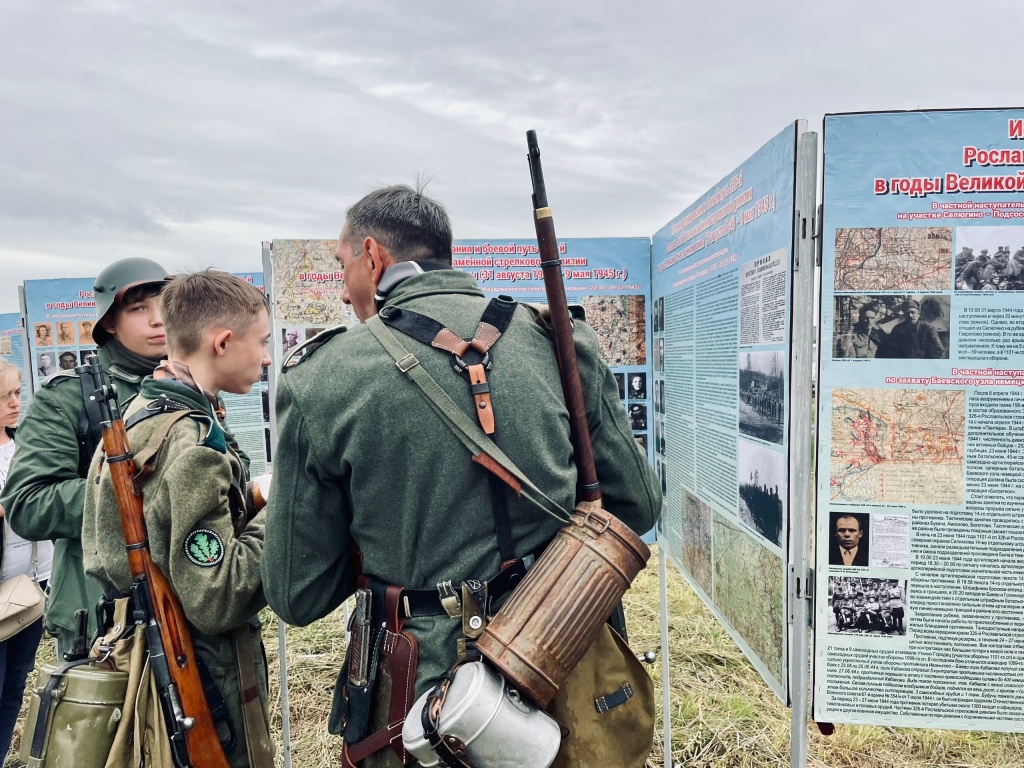 В Лямбирском районе Мордовии прошла реконструкция в честь 80-летия Победы