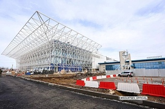 Губернатор Оренбуржья и замминистра транспорта РФ оценили темпы строительства нового аэровокзала