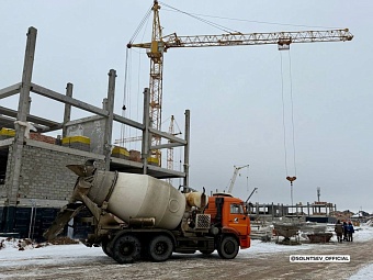 В Оренбургском районе в рамках национального проекта строят две современные школы